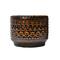 Hello Honey® 8" Round Embossed Stoneware Planter with Reactive Glaze Finish